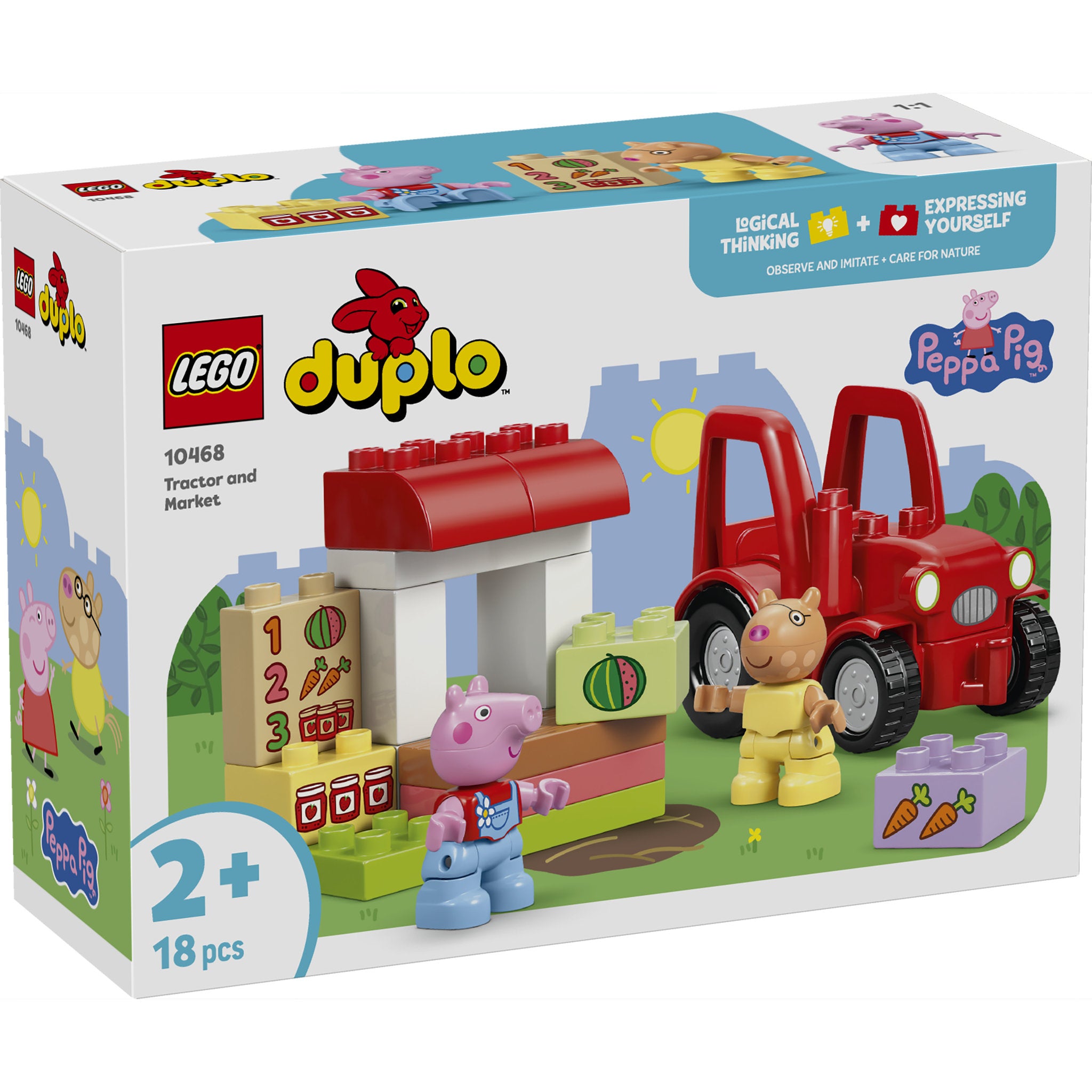 LEGO 10468 DUPLO Peppa Pig Tractor and Market