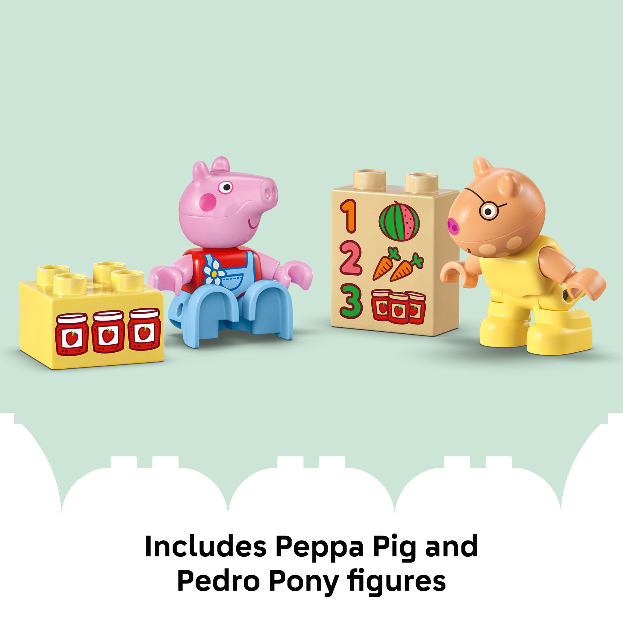 LEGO 10468 DUPLO Peppa Pig Tractor and Market