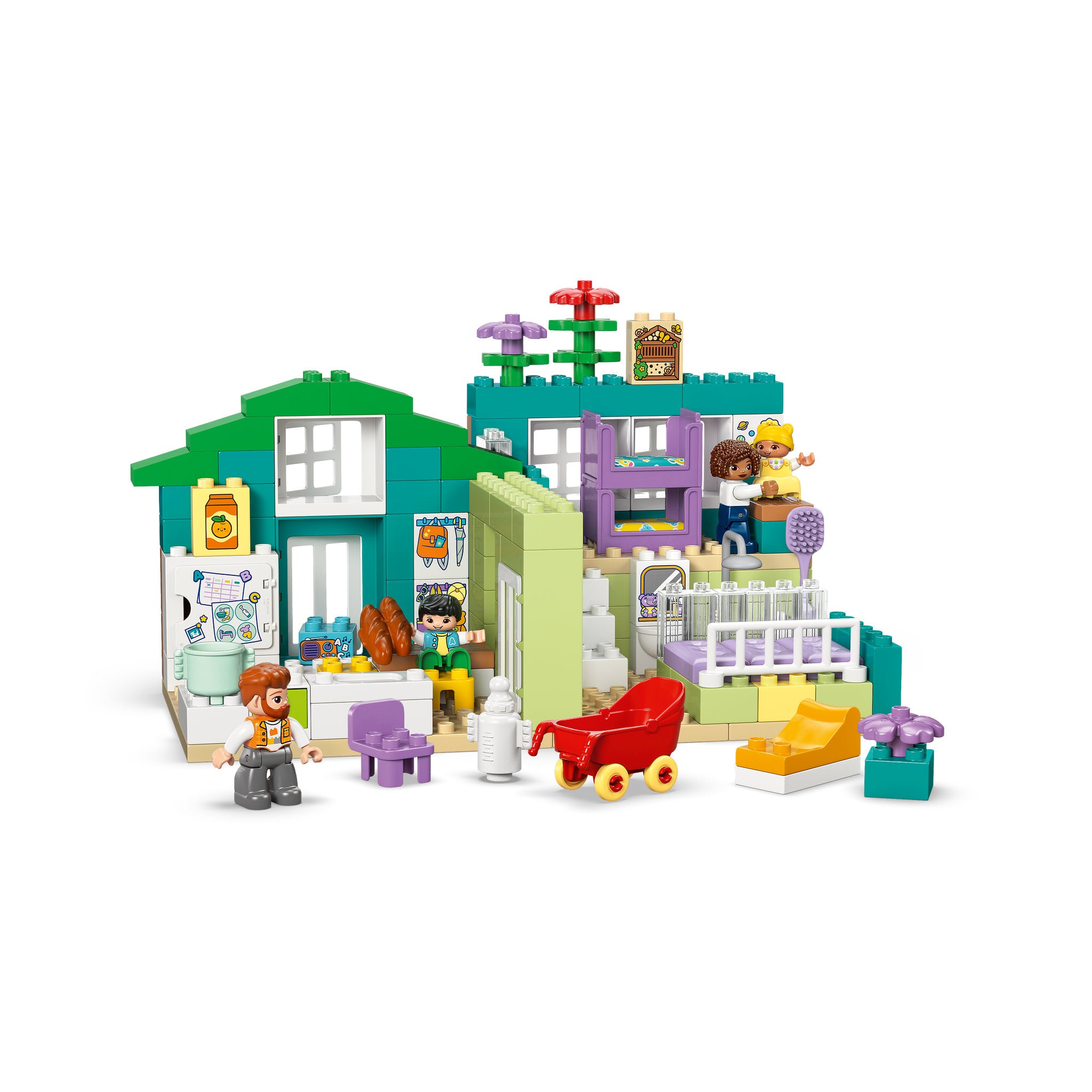 LEGO 10470 DUPLO Town 3 In 1 Modern Family House With Figures