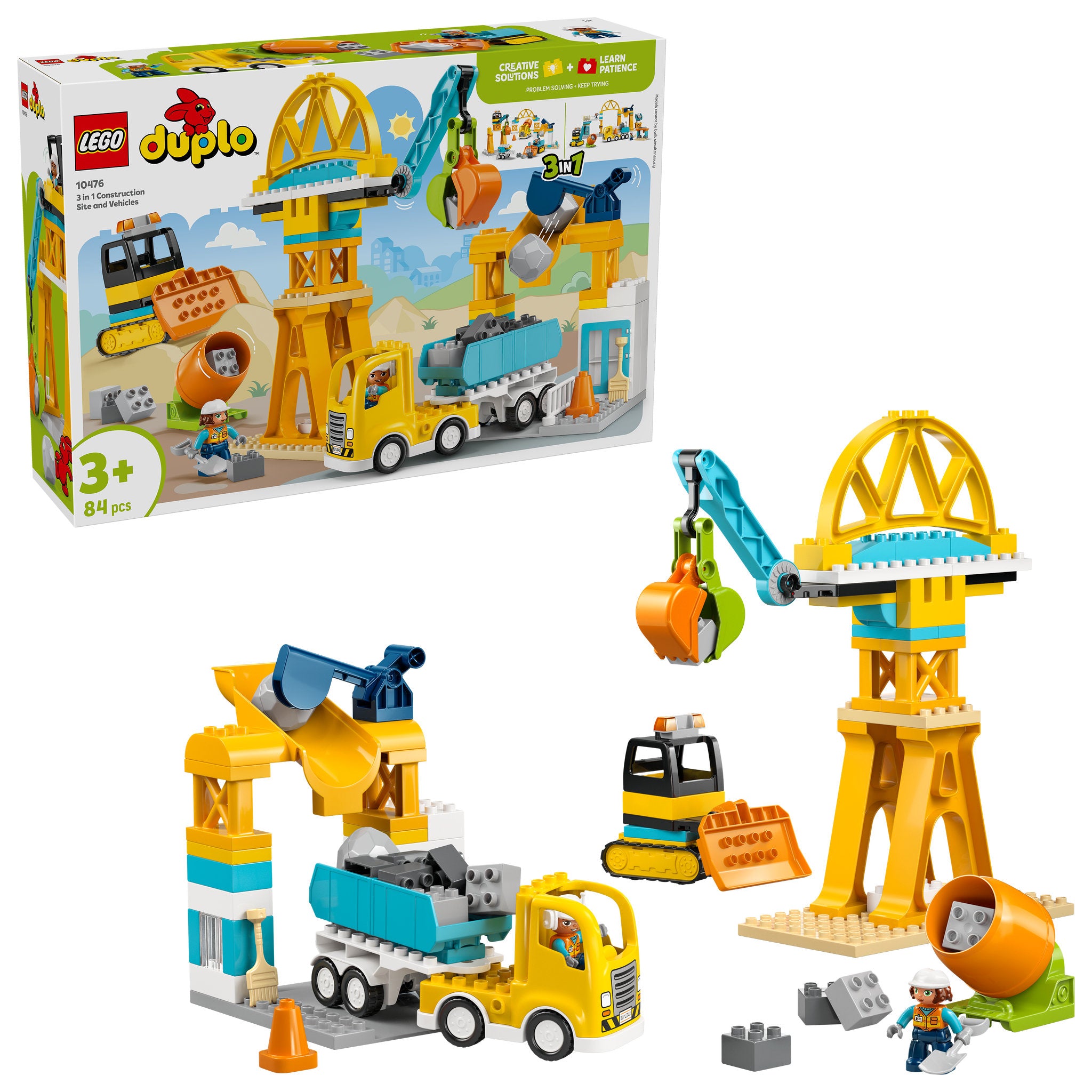 LEGO 10476 DUPLO 3 In 1 Construction Site And Vehicles