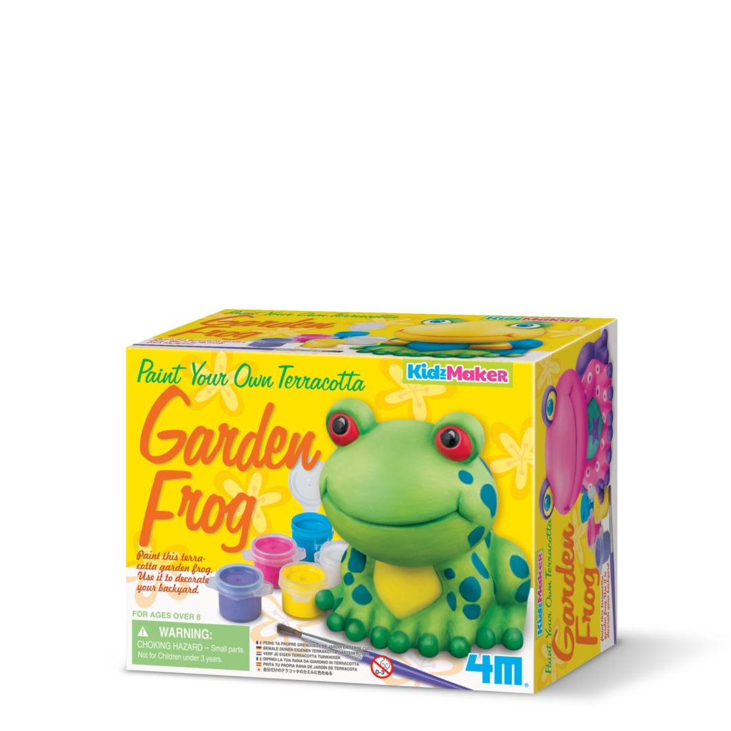 4M KidzMaker Paint Your Own Terracotta Garden Frog