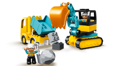 LEGO 10931 DUPLO CONSTRUCTION TRUCK & TRACKED EXCAVATOR