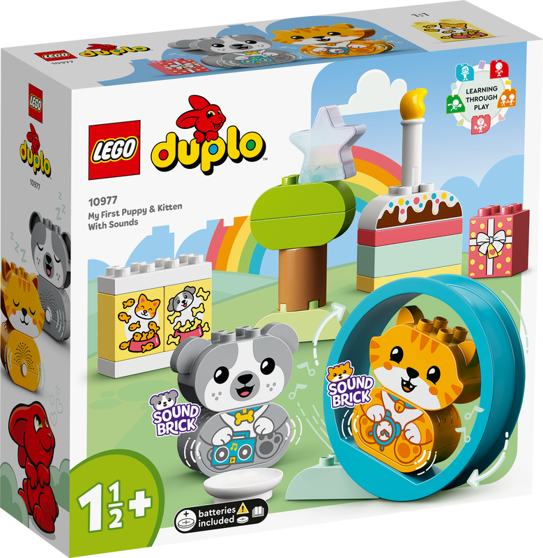 LEGO 10977 DUPLO My First Puppy & Kitten With Sounds