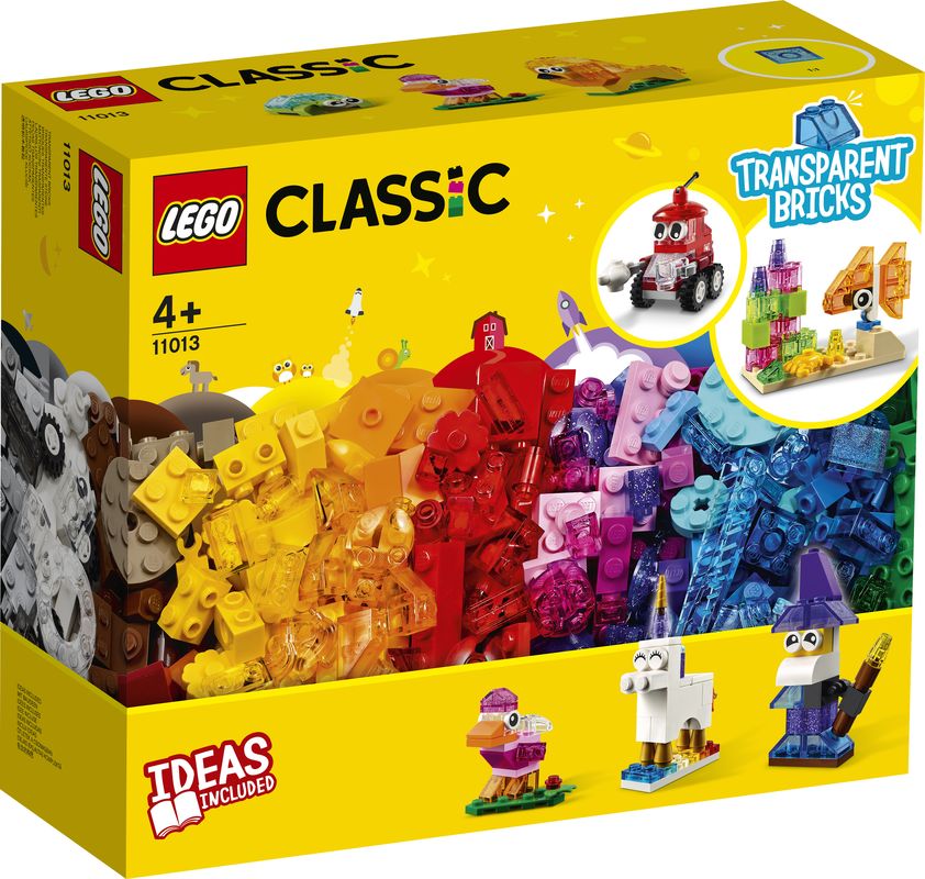 LEGO 11013 CLASSIC CREATIVE TRANSPARENT BRICKS