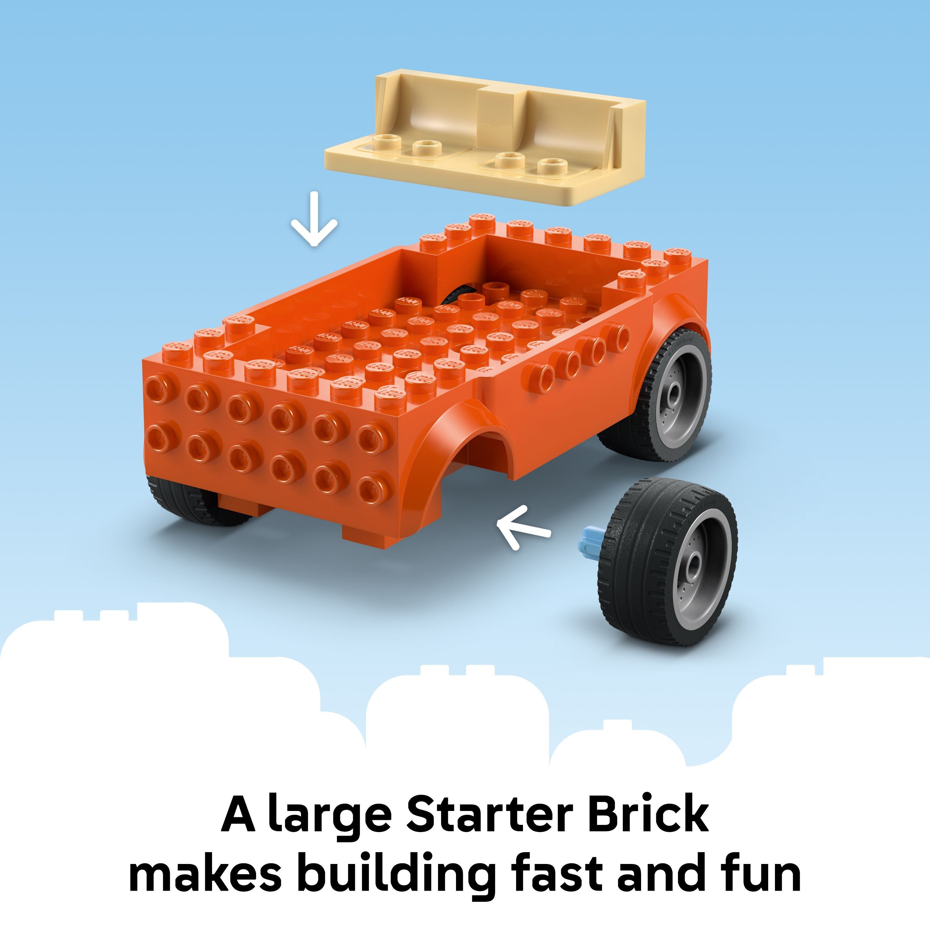 LEGO 11202 Bluey: Bluey’s Beach & Family Car Trip – Toyworld NZ