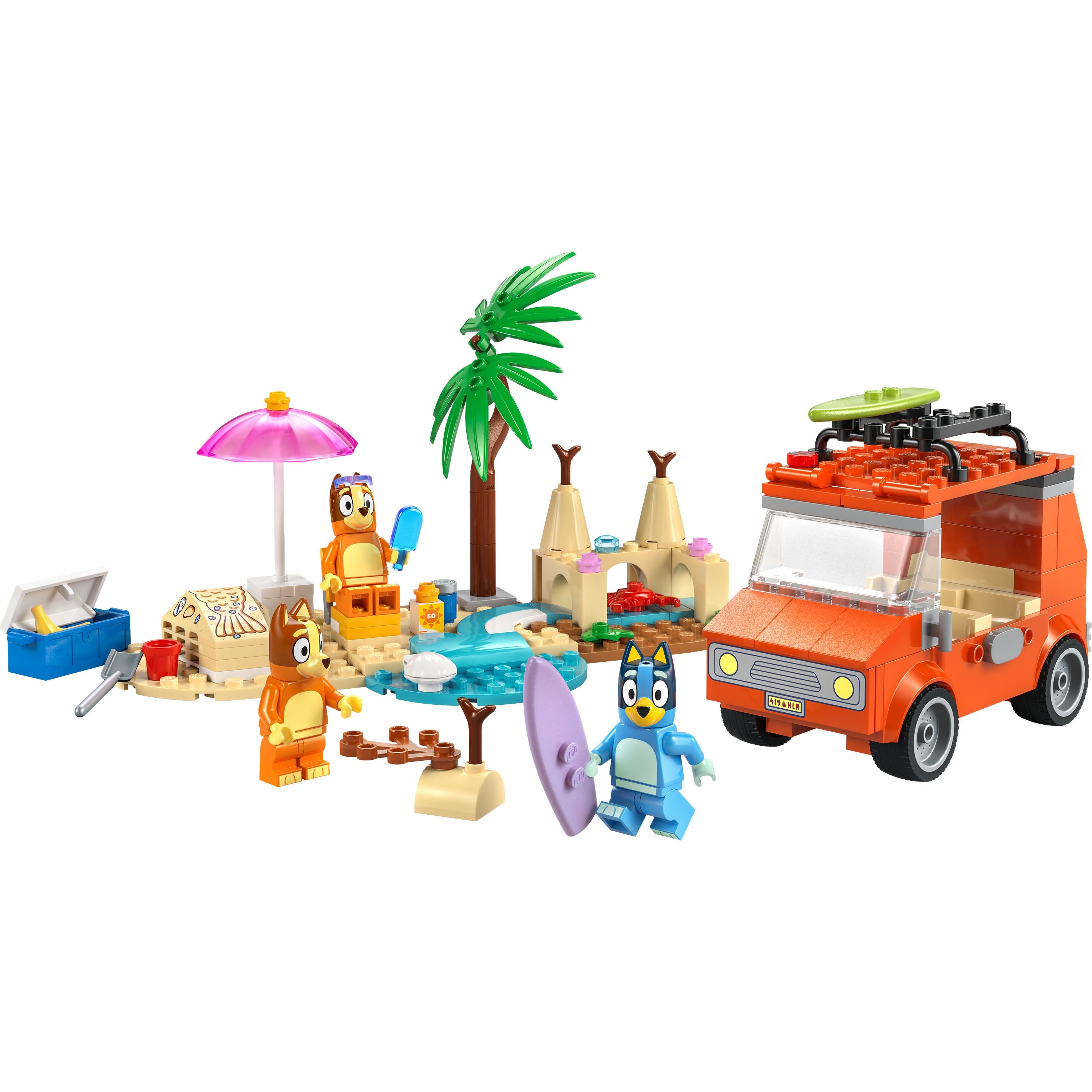 LEGO 11202 Bluey: Bluey’s Beach & Family Car Trip – Toyworld NZ