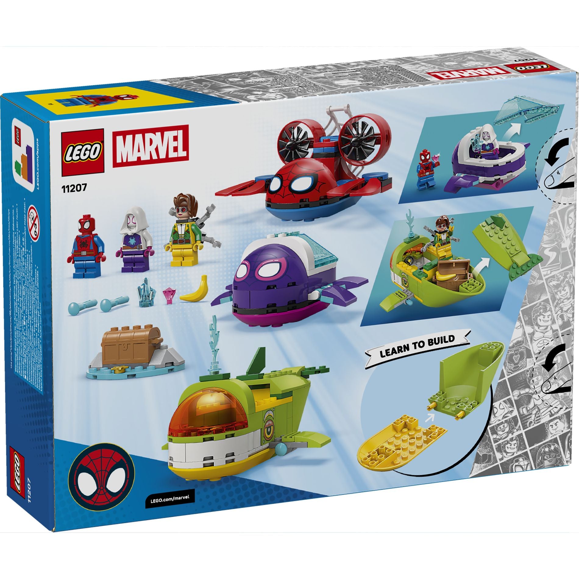 LEGO 11207 Marvel Spidey And His Amazing Friends Spidey: Underwater Vehicles