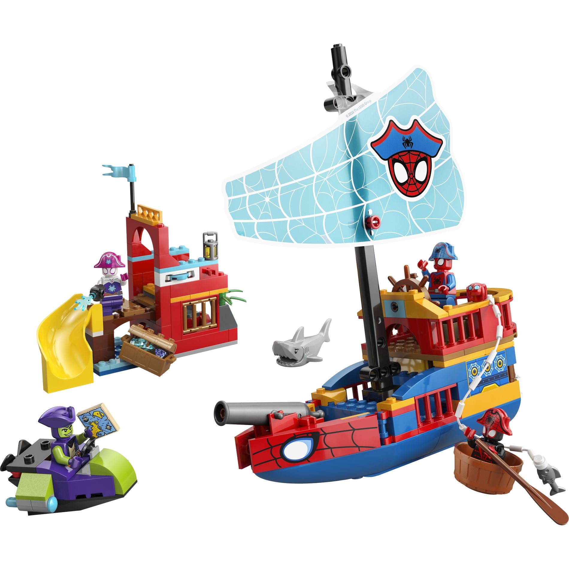 LEGO 11208 Marvel Spidey And His Amazing Friends Team Spidey Pirate Ship