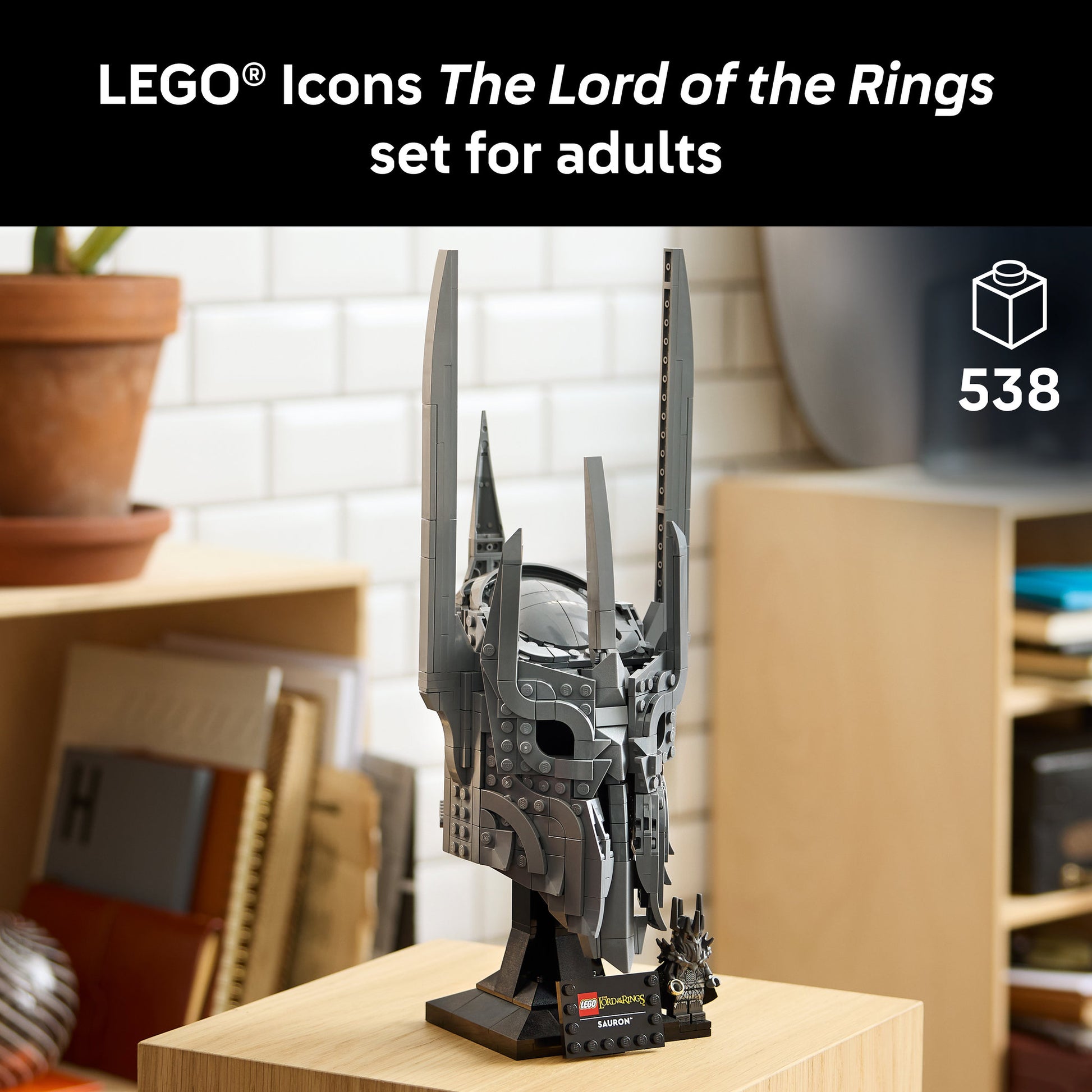 LEGO 11373 Icons The Lord of The Rings: Sauron's Helmet - Toyworld NZ