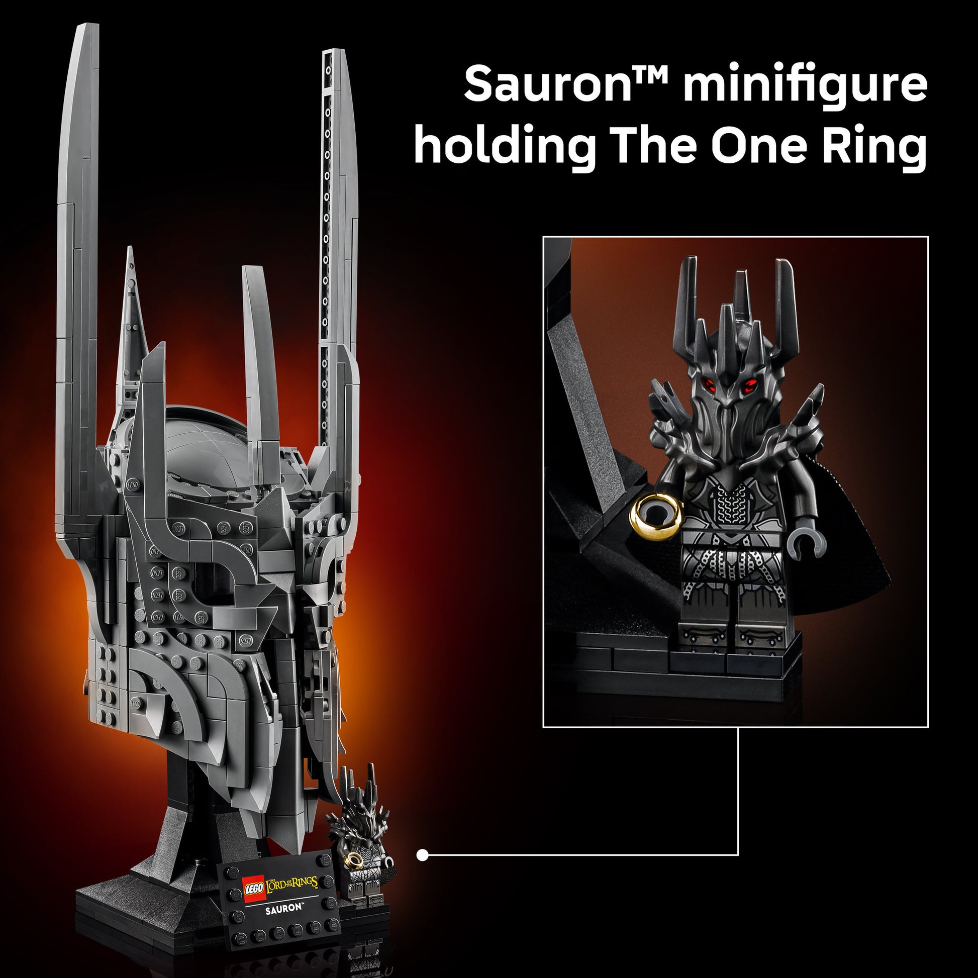 LEGO 11373 Icons The Lord of The Rings: Sauron's Helmet - Toyworld NZ
