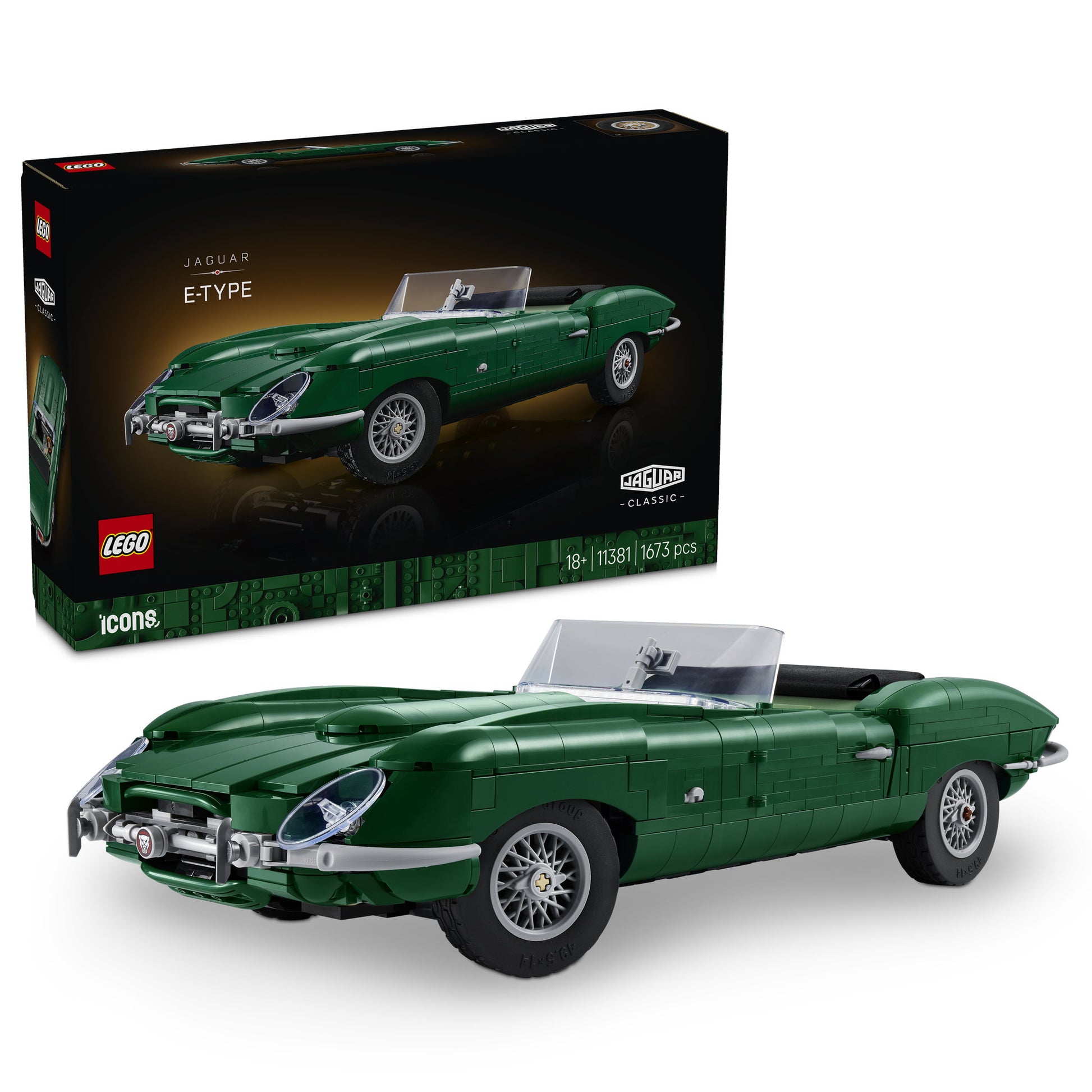 LEGO 11381 Icons Jaguar E-Type - Toyworld NZ