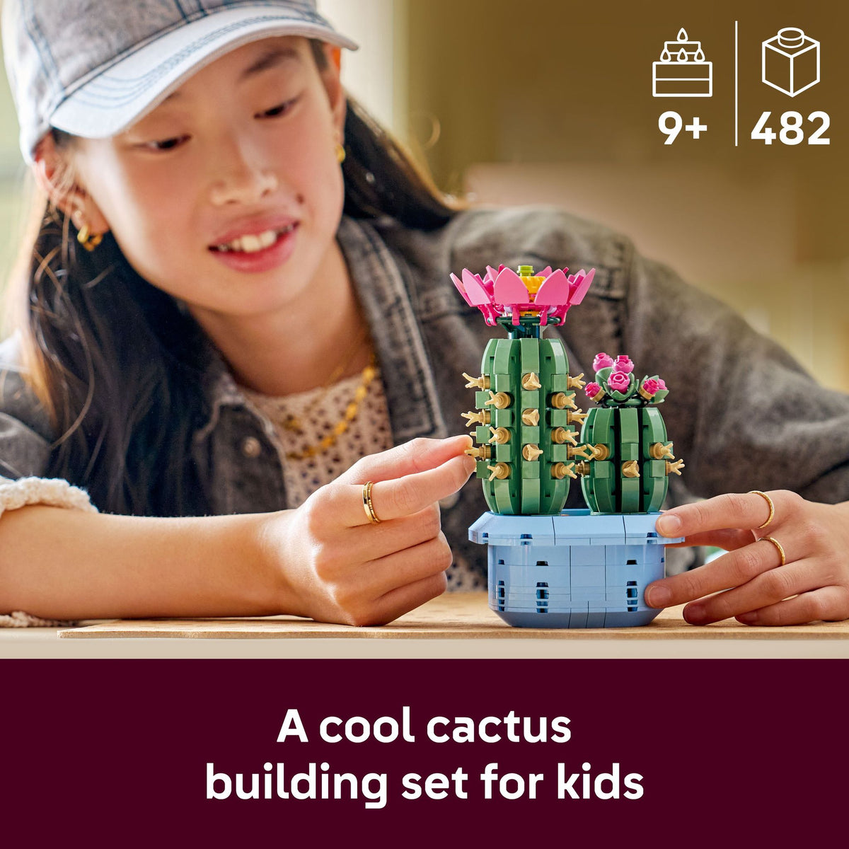 LEGO 11509 Botanicals Flowering Cactus Toyworld NZ lego-11509-botanicals-flowering-cactus-toyworld-nz