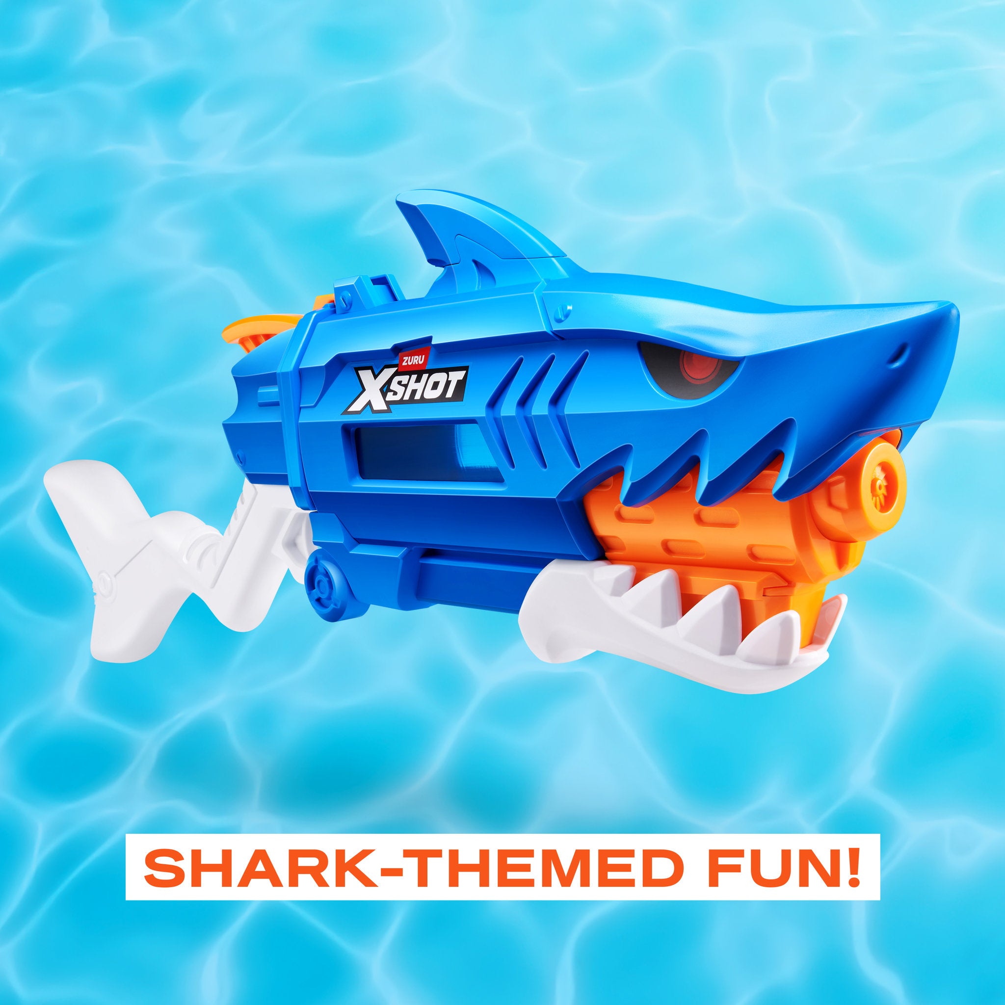 ZURU XSHOT Water Shark Attack Fast-Fill Water Blaster