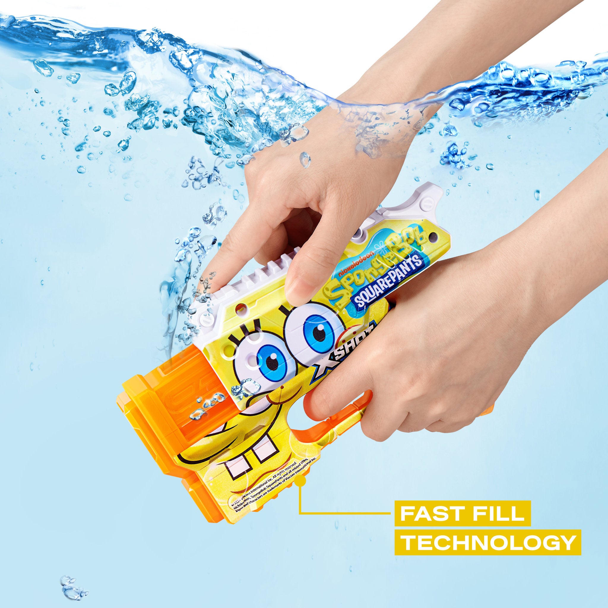 Zuru XSHOT Jr Fast Fill Water Blaster Spongebob Squarepants