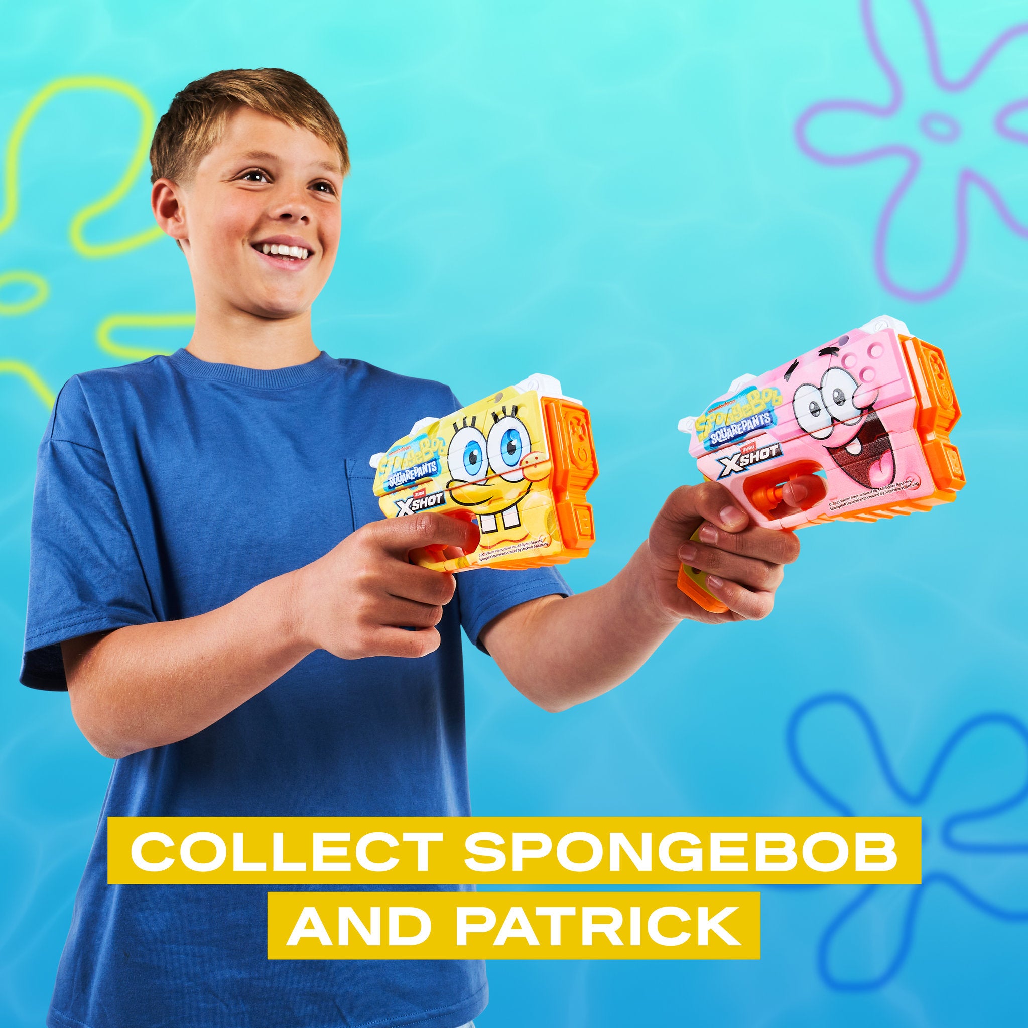 Zuru XSHOT Jr Fast Fill Water Blaster Spongebob Squarepants
