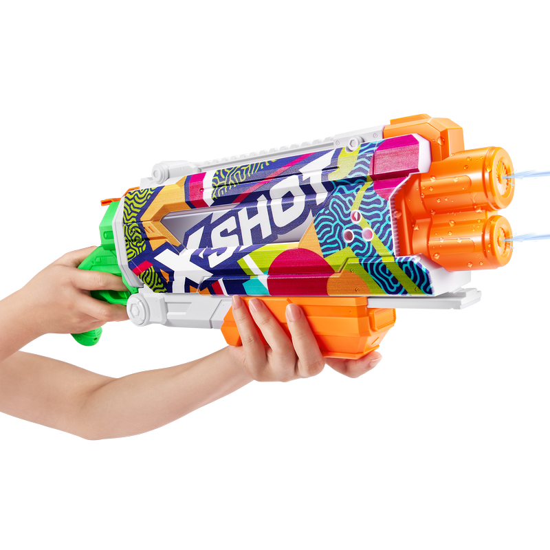 ZURU X Shot Skins Fast Fill Pump Action Water Blaster Ripple