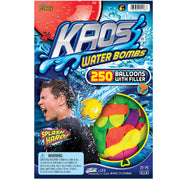 KAOS WATER BOMBS 250 BALLOON PACK WITH FILLER
