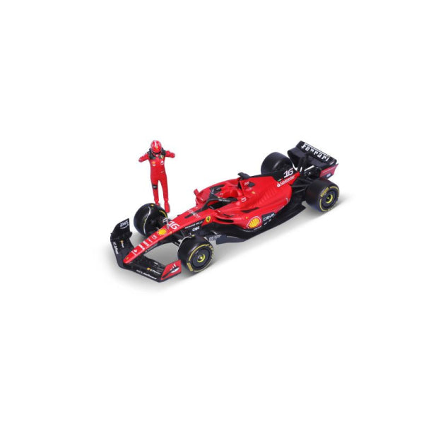 Bburago 1:24 F1 Ferrari Sf-23 #16 Charles Leclerc With Driver Figure
