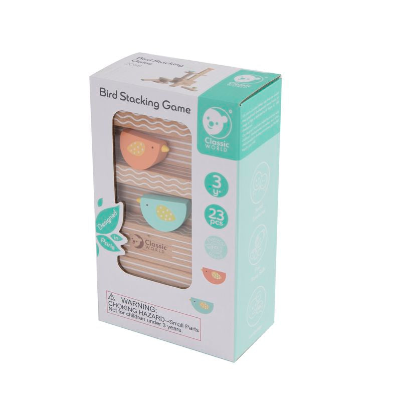 Classic World Bird Stacking Game