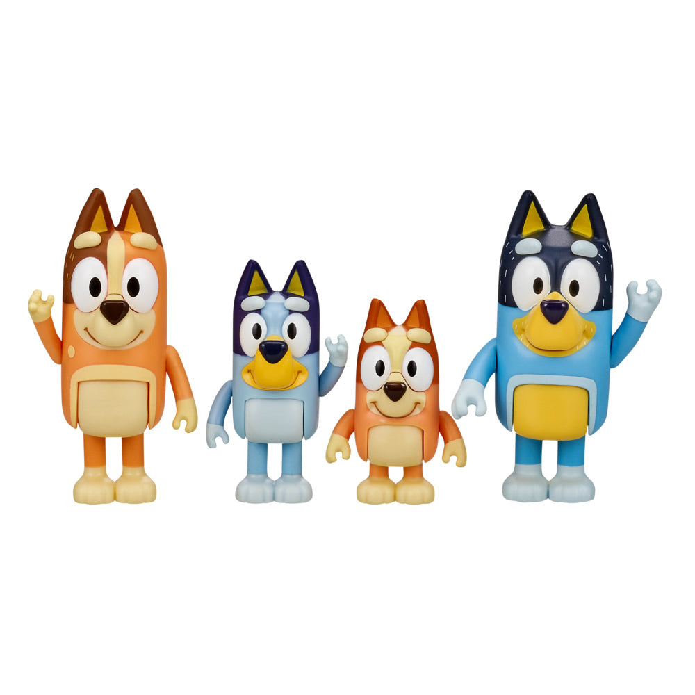 Bluey S7 Figure 4 Pack - Bluey & Family - Toyworld NZ
