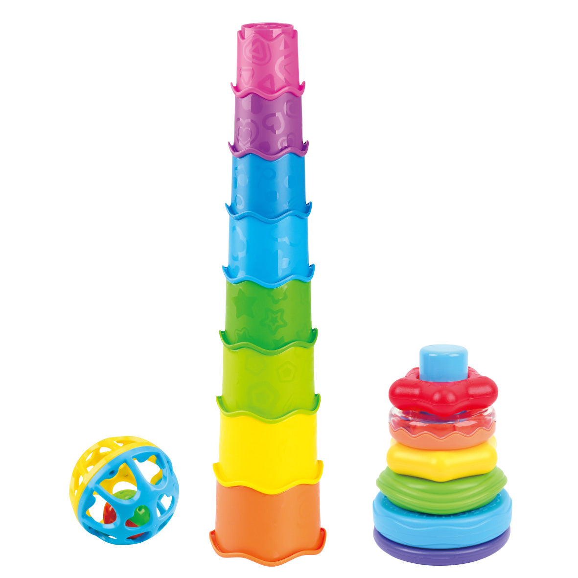 Playgo Toys Rattle & Stack Combo - Toyworld NZ