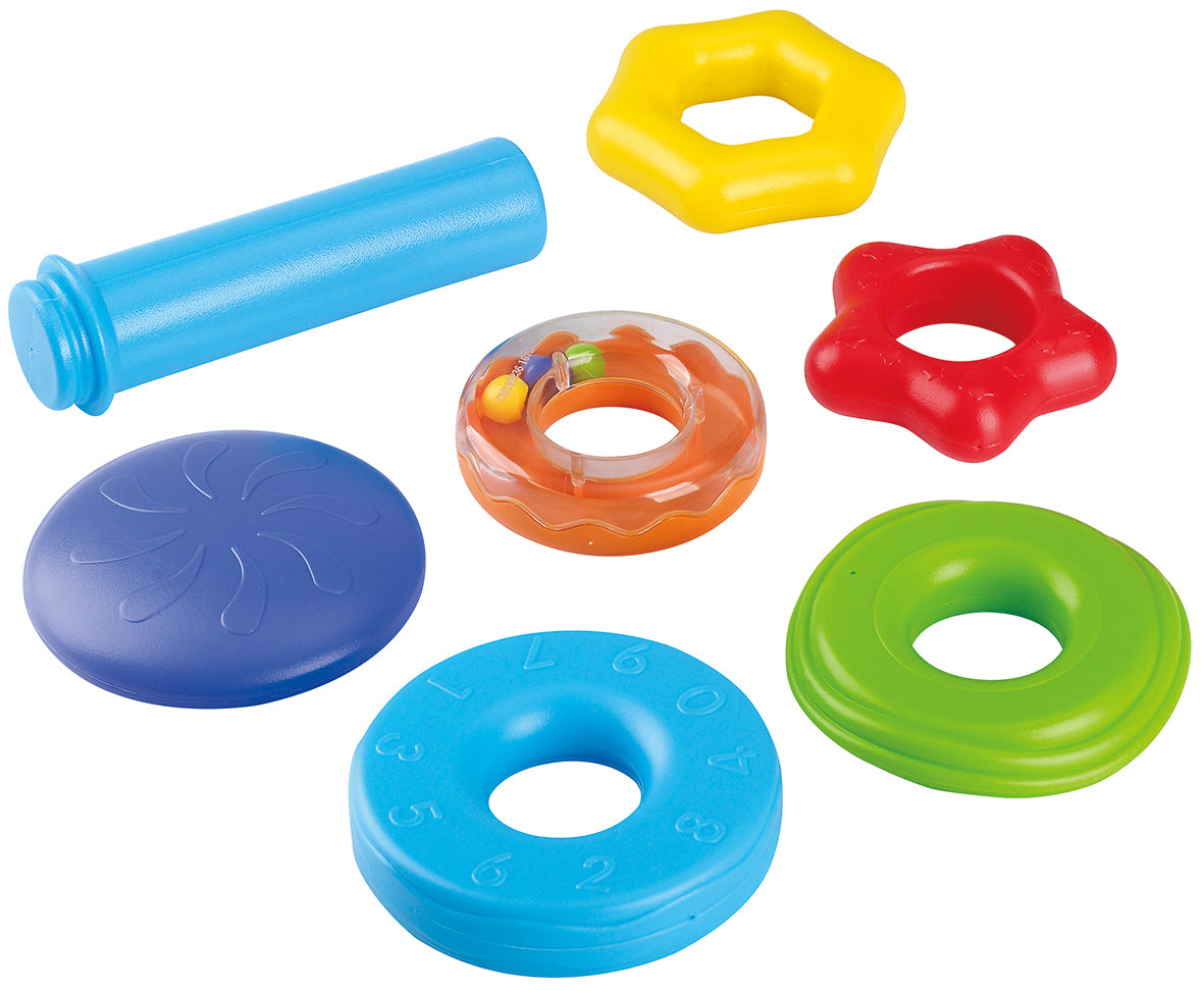 Playgo Toys Rattle & Stack Combo - Toyworld NZ