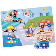 Classic World Traffic Puzzle With Knobs