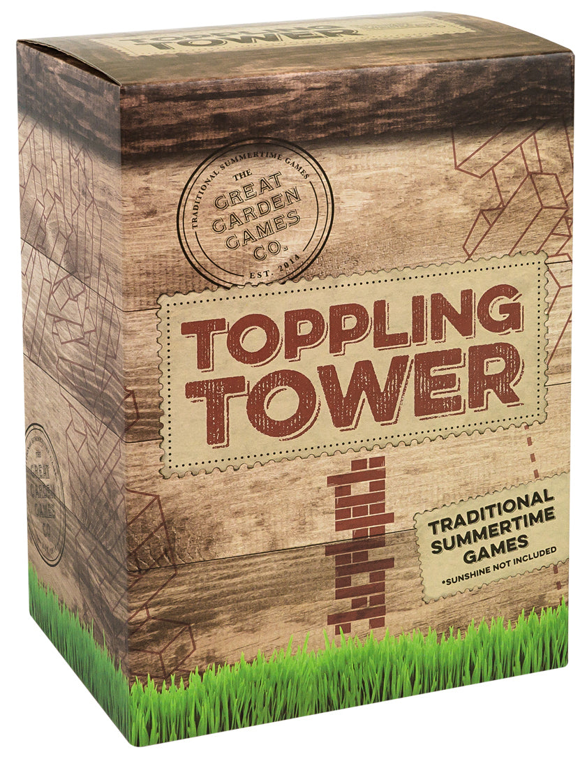 Professor Puzzle Garden Games Giant Toppling Tower