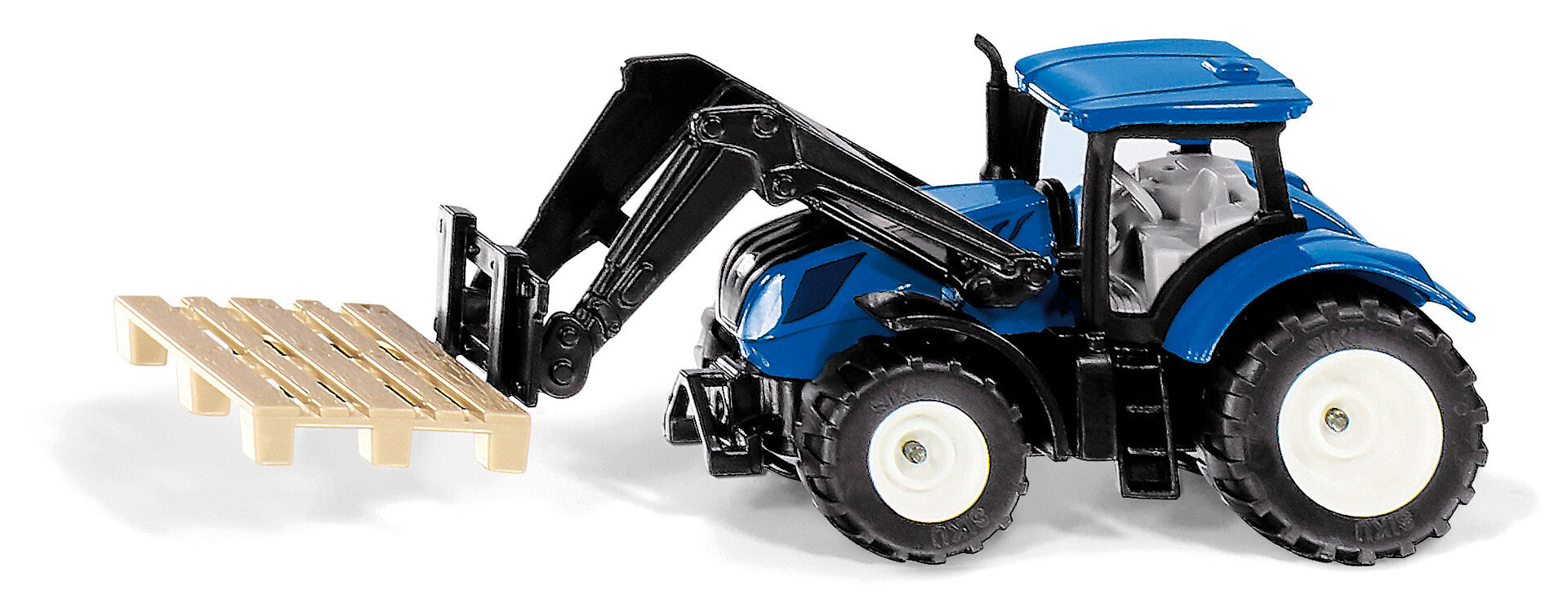 Siku 1544 New Holland With Pallet Fork And Pallet - Toyworld NZ
