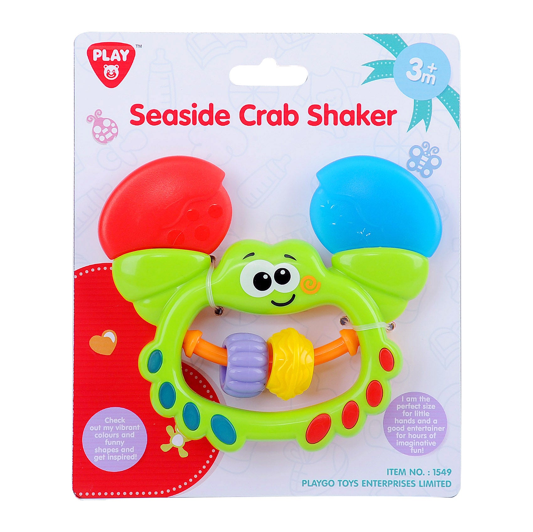 Playgo Toys Seaside Crab Shaker - Toyworld NZ