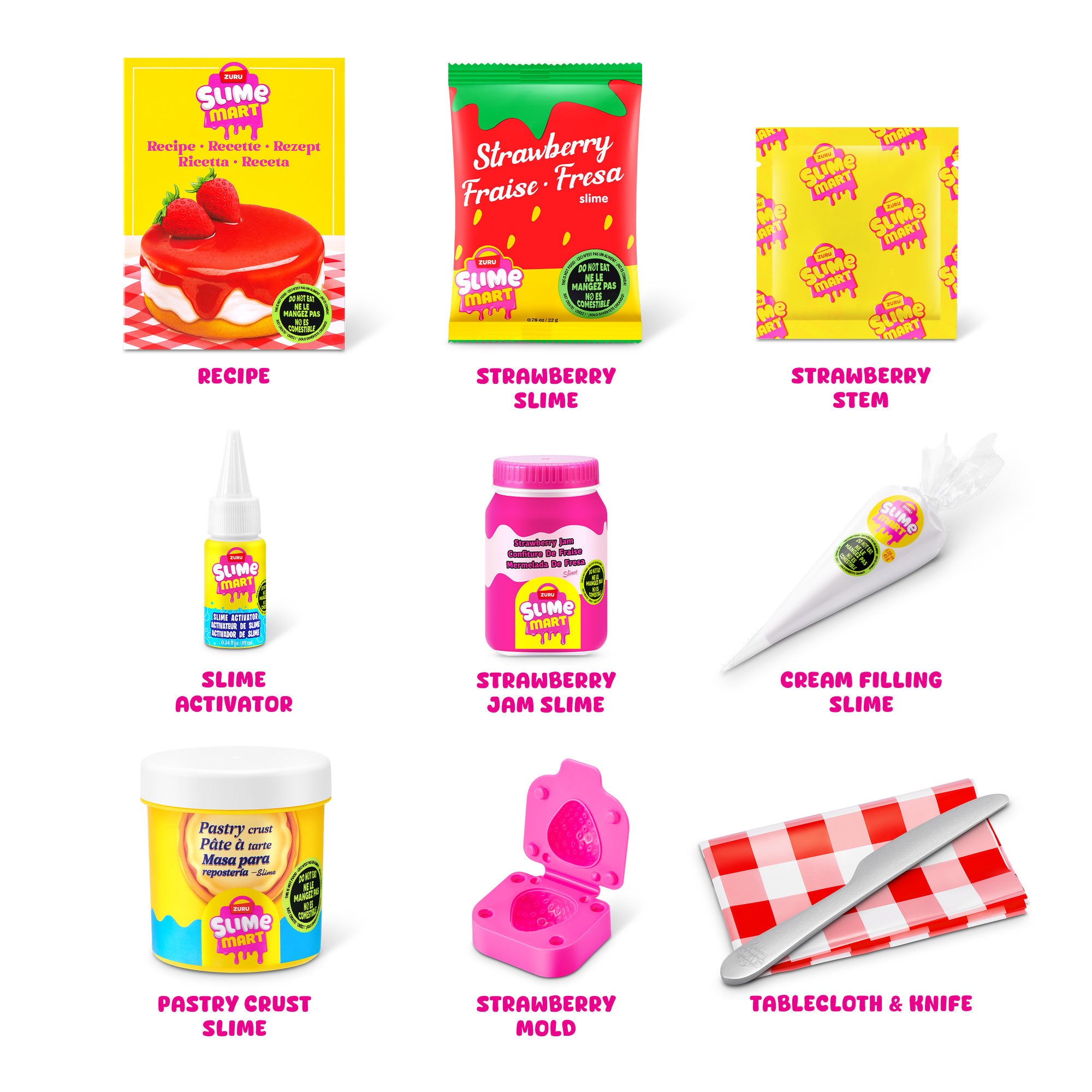 ZURU Slime Mart Small Shopping Bag Series 1 Strawberry Cheesecake