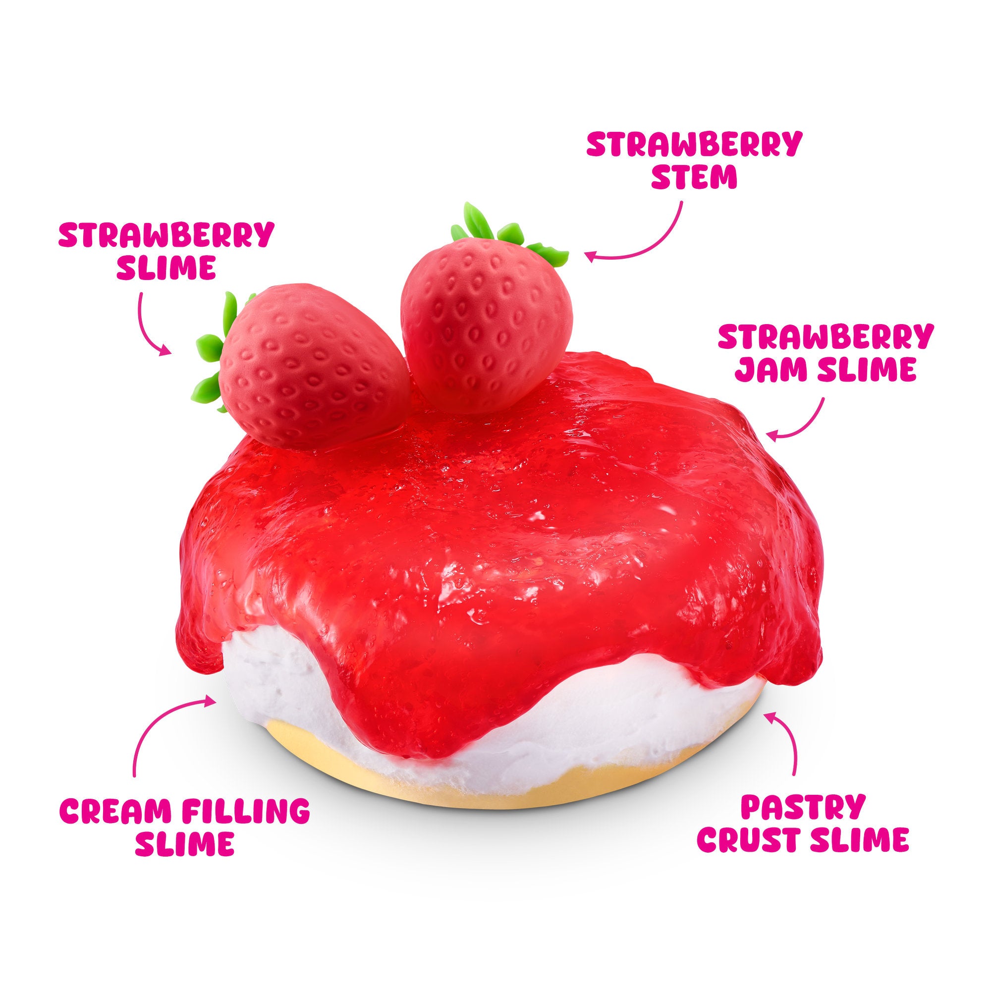 ZURU Slime Mart Small Shopping Bag Series 1 Strawberry Cheesecake