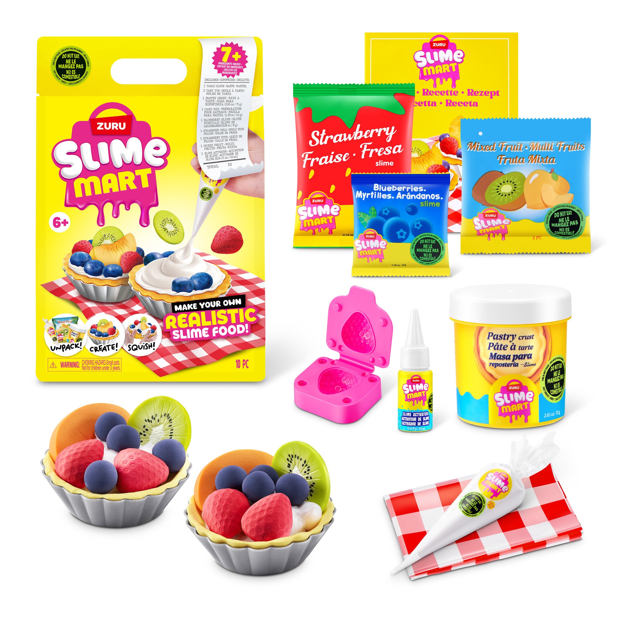 ZURU Slime Mart Series 1 Small Shopping Bag Fruit Tart