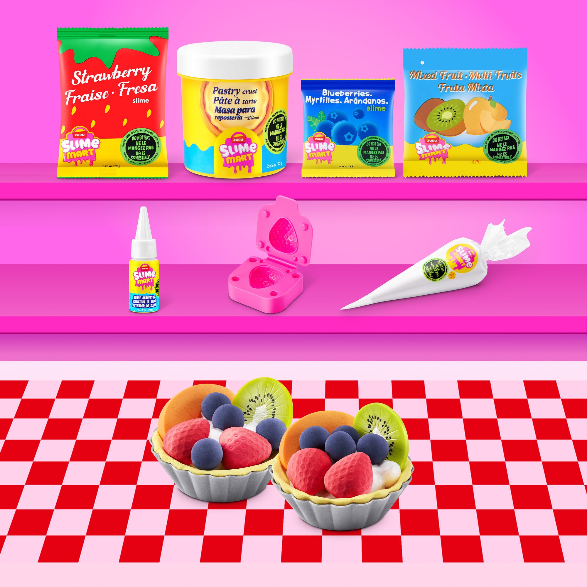 ZURU Slime Mart Small Shopping Bag Series 1 Fruit Tart