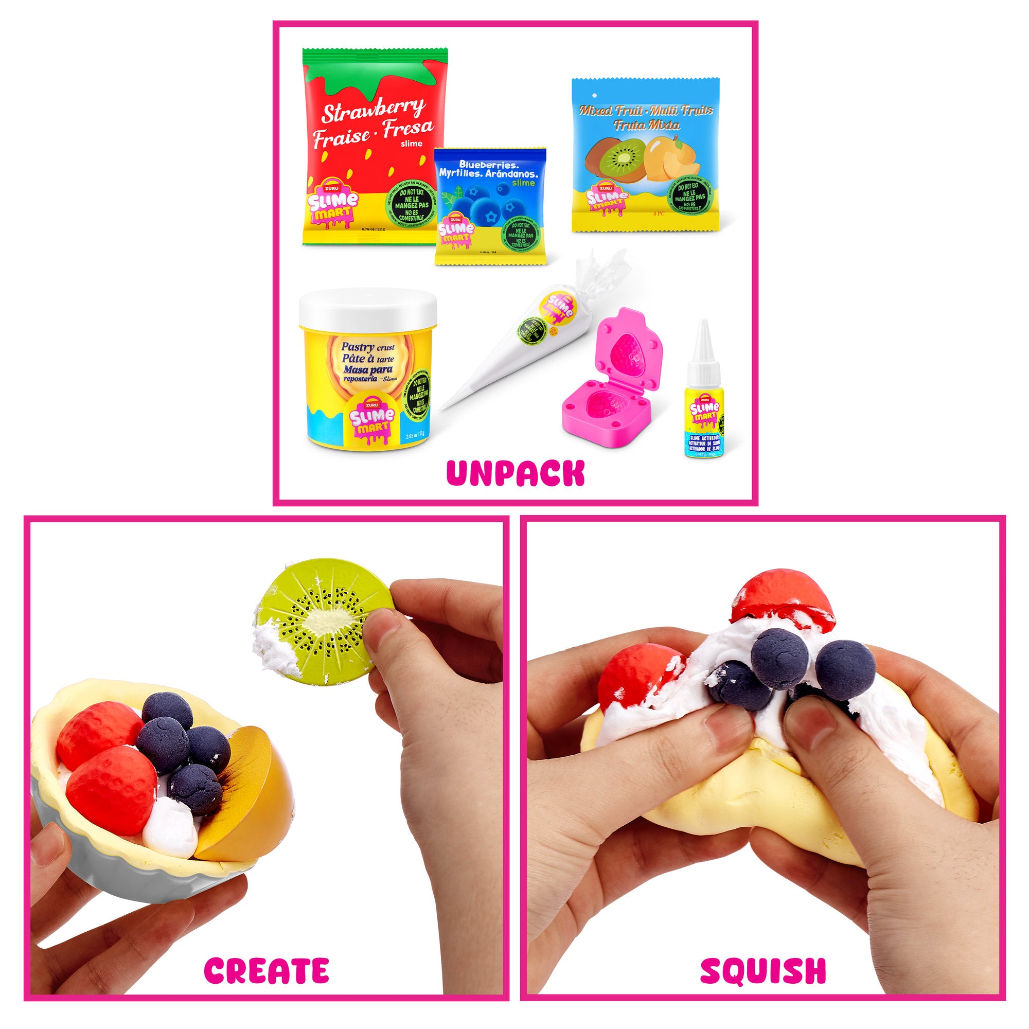 ZURU Slime Mart Small Shopping Bag Series 1 Fruit Tart