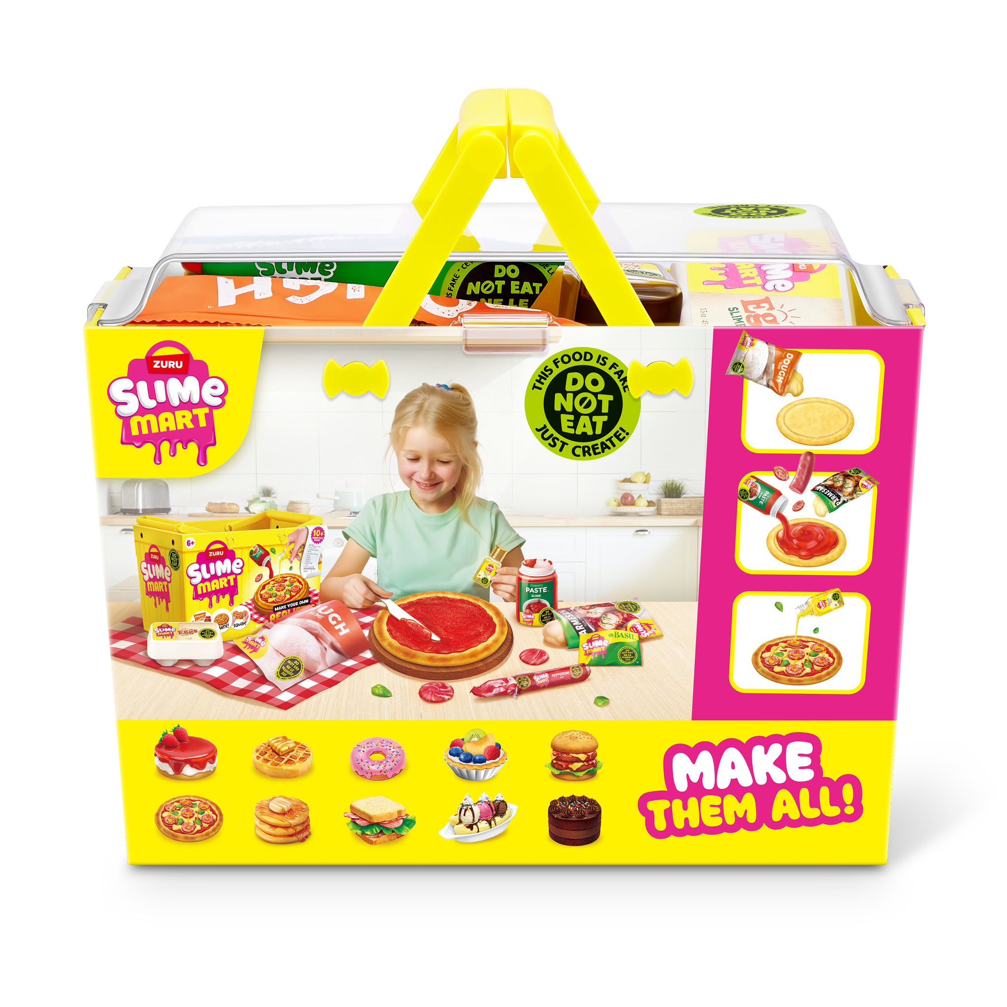 ZURU Slime Mart Series 1 Shopping Basket Pizza