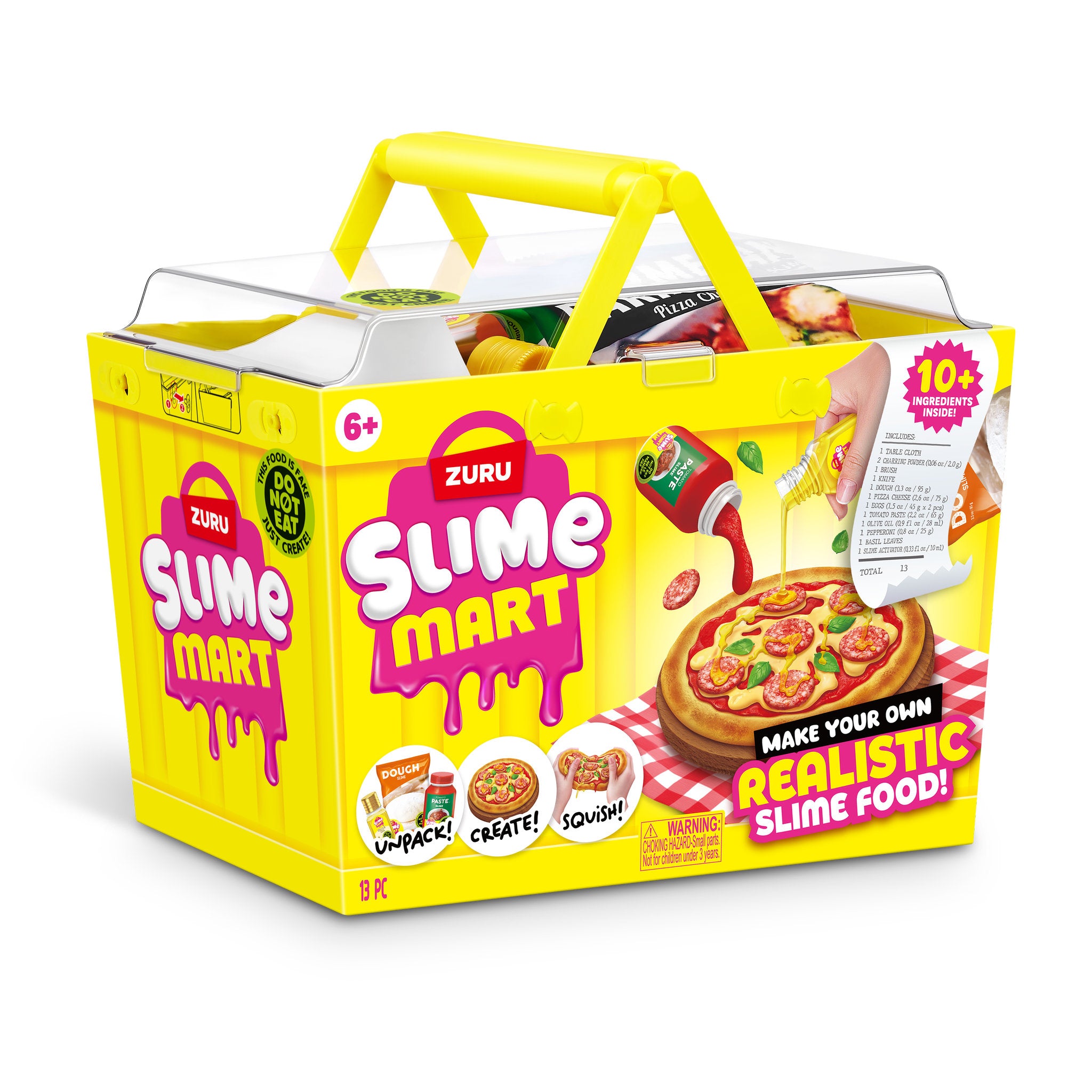 ZURU Slime Mart Series 1 Shopping Basket Pizza