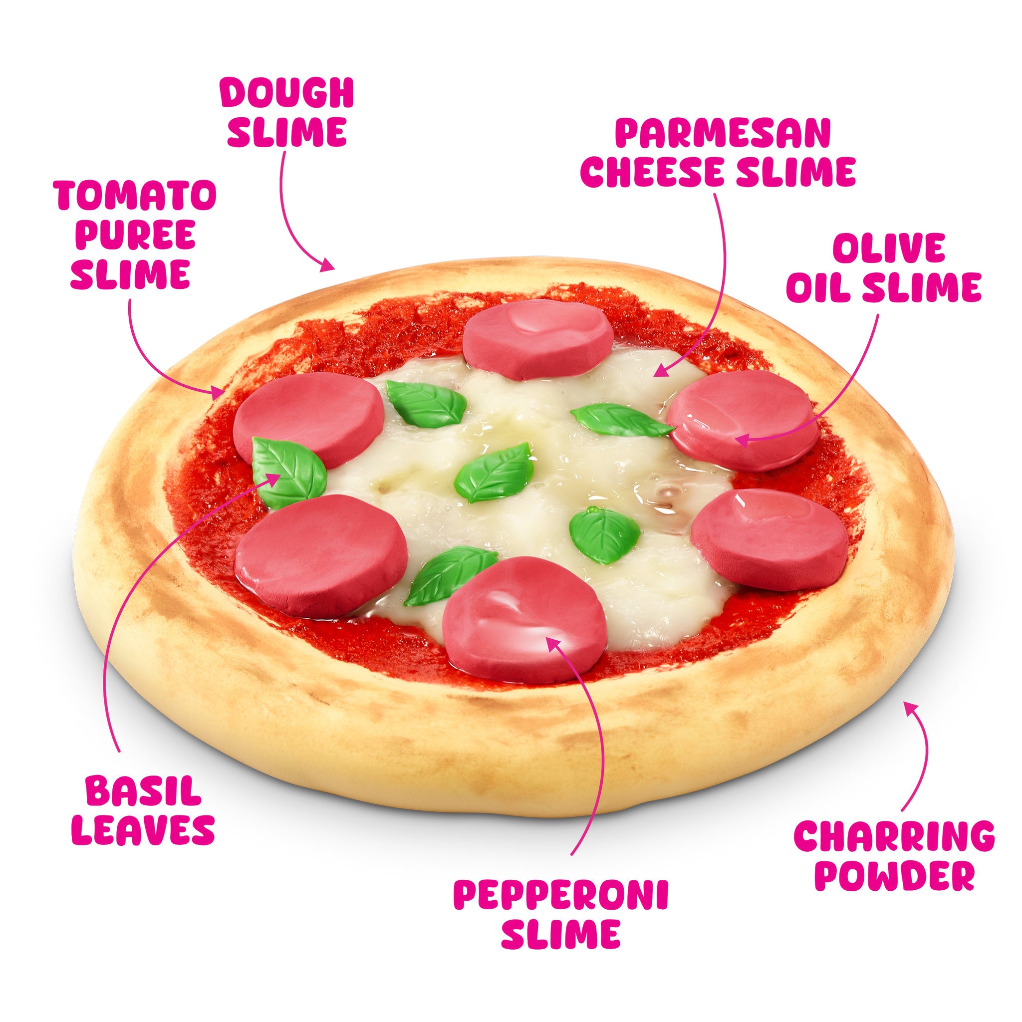 ZURU Slime Mart Series 1 Shopping Basket Pizza