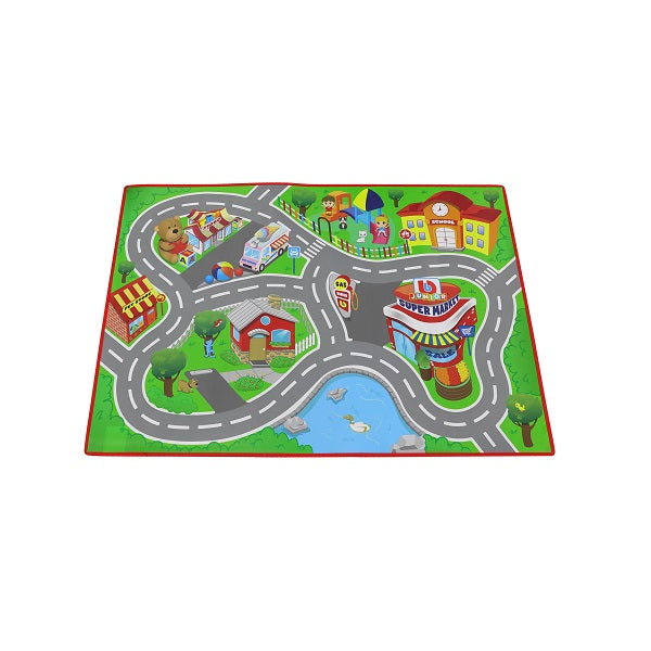 BB Junior City Playmat With VW Combi - 6 Piece Floor