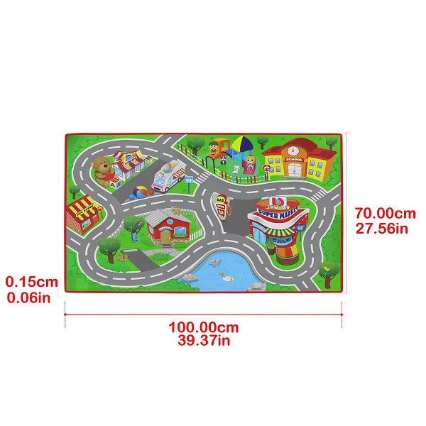 BB Junior City Playmat With VW Combi - 6 Piece Floor