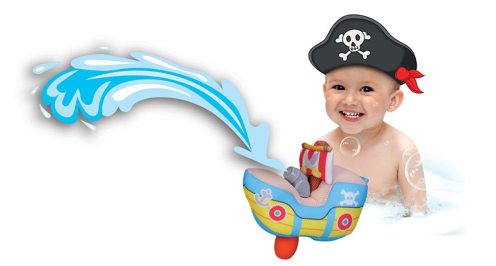 BB Junior Splash N Play Water Squirters Pirate Ship