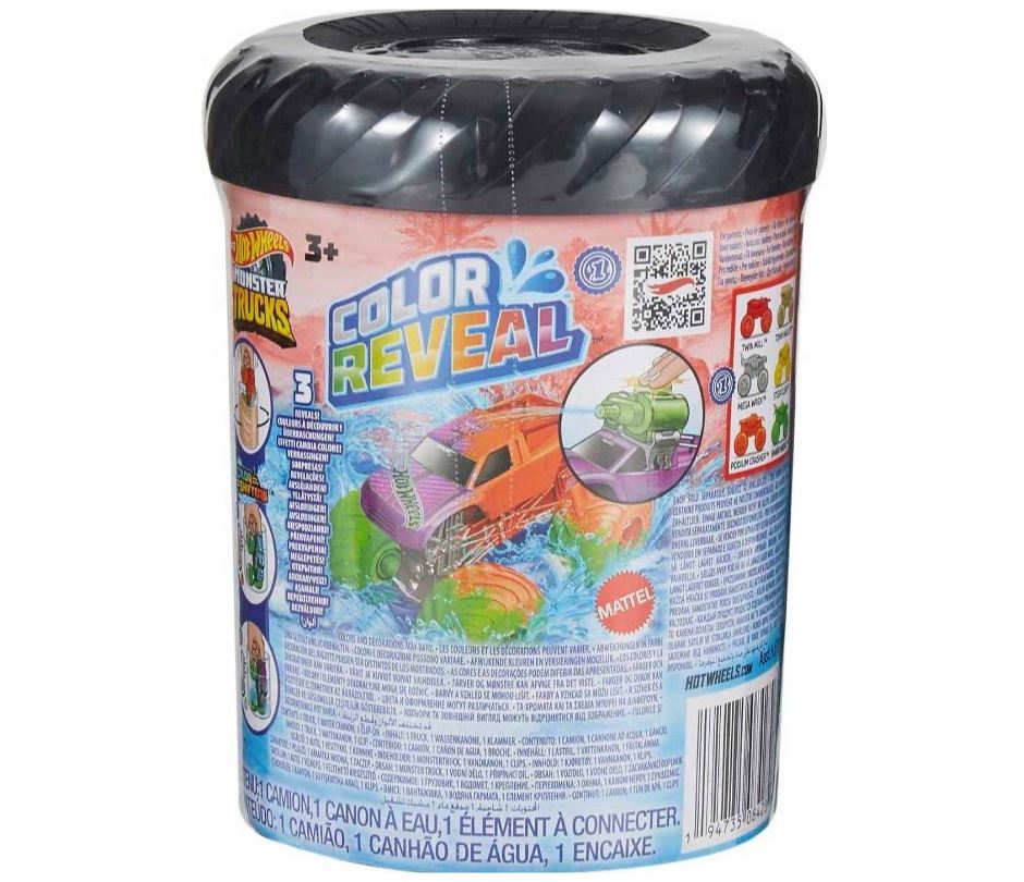 Hot Wheels Monster Trucks Colour Reveal Assorted Styles