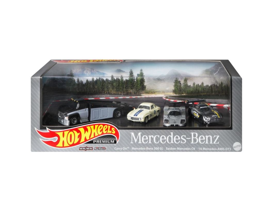 Hot Wheels Premium Collectors Set Mercedes-Benz Garage - Toyworld NZ