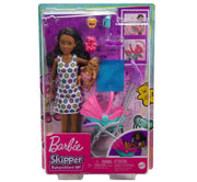 Barbie Skipper Babysitters Inc. Doll & Accessory - Black Hair & Stroller