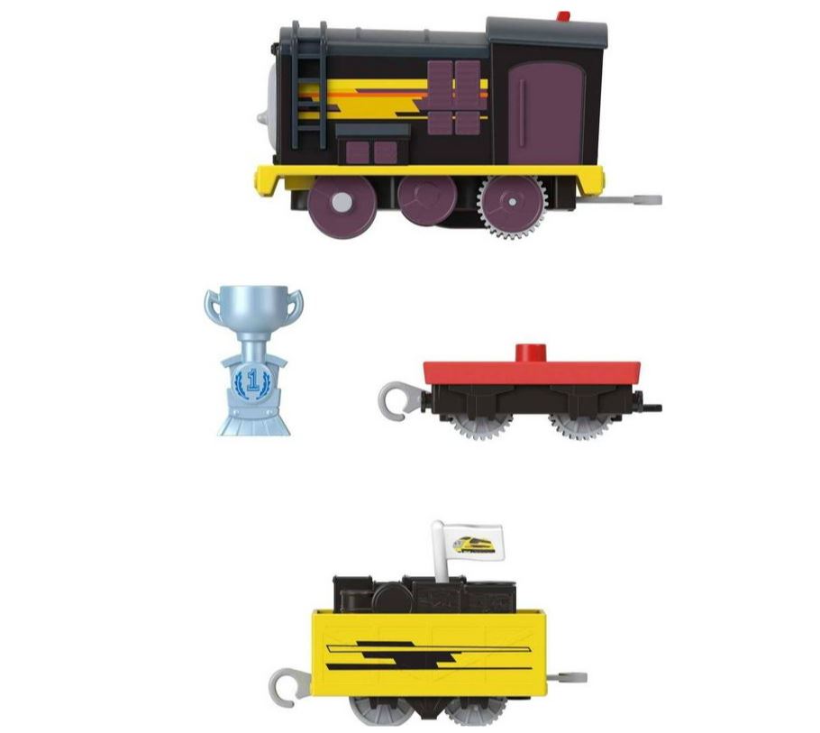 Fisher-Price Thomas & Friends Motorized Greatest Moments Engine Deliver The Win Diesel - 3