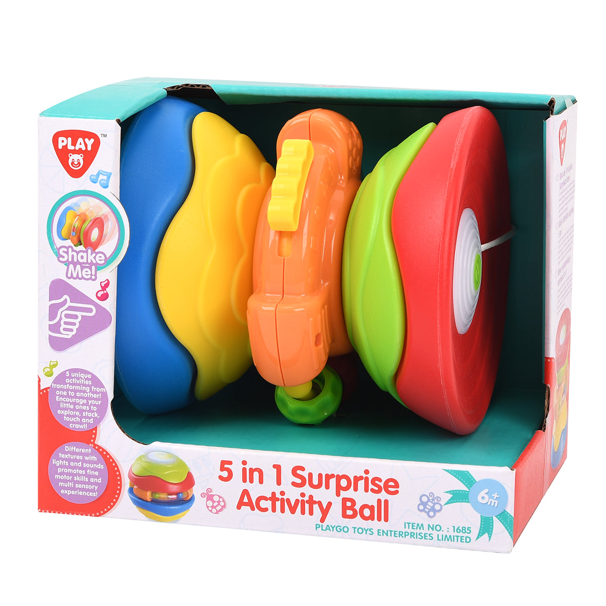 Playgo Toys 5 In 1 Surprise Activity Ball