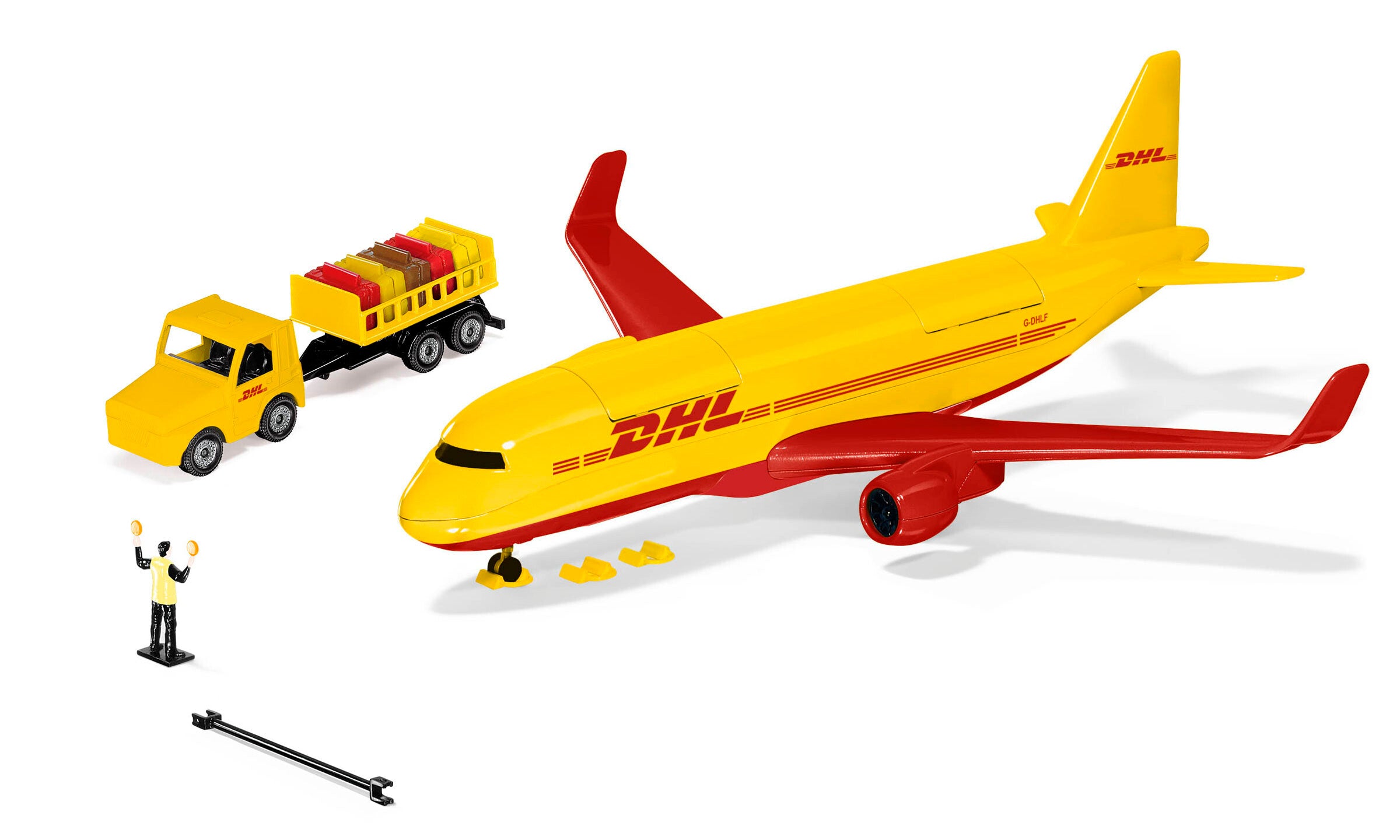 Siku DHL Cargo Aircraft With Accessories