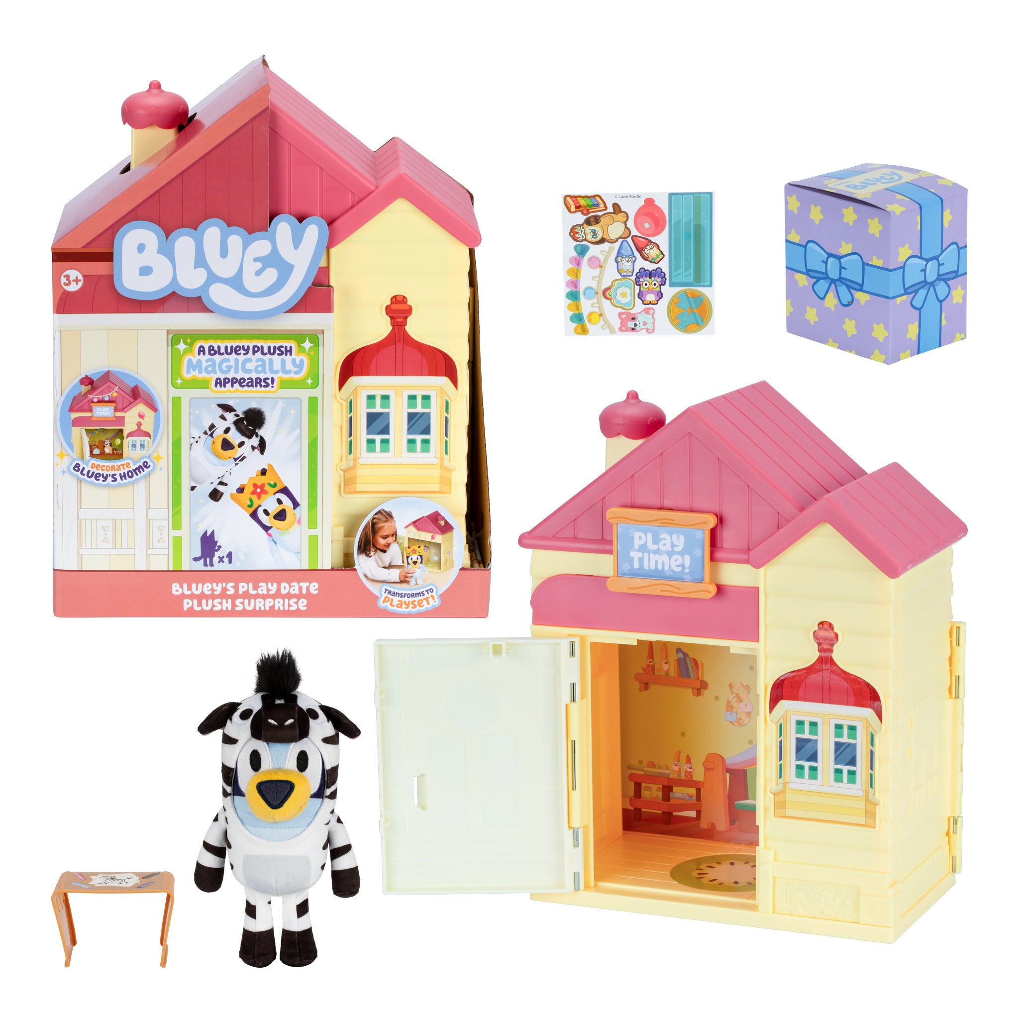Bluey's Playdate Plush Surprise Playset Blind Box