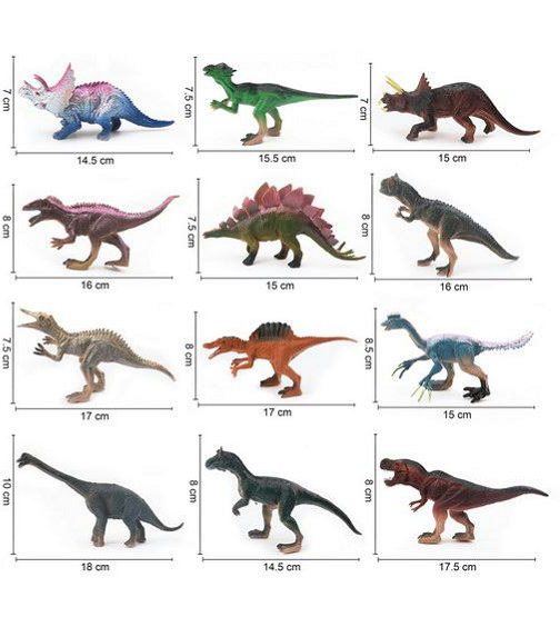 17cm Dinosaur Figures Assorted Styles
