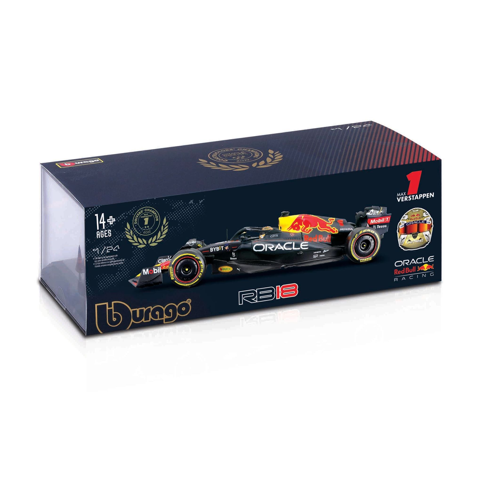 Bburago 1/24 Red Bull Oracle Racing Rb19 2023 - #1 Verstappen